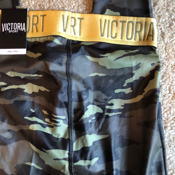 New! Victoria Secret Sport Camo 7/8 tight - small - Picture 7 of 8